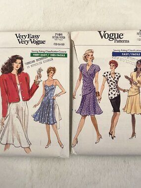 2 Vogue Sewing Patterns
